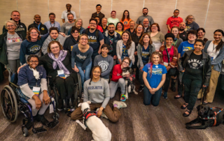 A group photo of people with disabilities